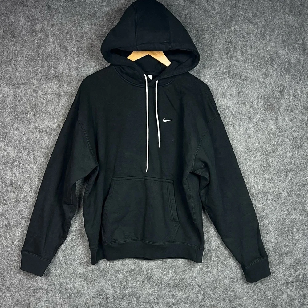 Nike Men's Charcoal Hoodie Size Medium Unisex